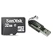 Sandisk 32GB MicroSDHC Class 4  Memory Card & MicroSDHC Card Reader (Bulk)