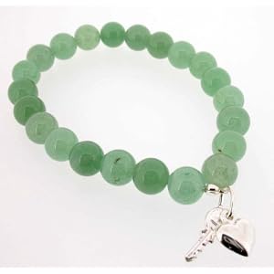 Creatinu - CC005 - Bijoux - accessoires Femme - Coeur - Argent 1.11 Gr - Aventurine Creatinu - CC005 - Bijoux - accessoires Femme - Coeur - Argent 1.11 Gr - Aventurine