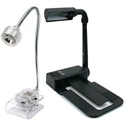 Clip-On Book Light Reading Travel Mighty Bright Lot 2