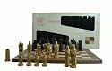 Battle of Hastings Chess Men in Box with Folding Board