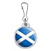 Scotland Scottish Country Flag Jacket Handbag Purse Luggage Backpack Zipper Pull Charm