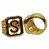 Ring Dollarzeichen, gold