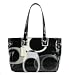 Coach Inlaid Signature Leather Gallery Bag Purse Tote 17127 Black