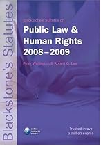 Blackstone's Statutes on Public Law and Human Rights 2008-2009 (Blackstone's Statute Book)