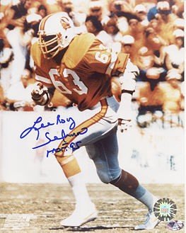 Lee Roy Selmon Autographed/Hand Signed Tampa Bay Buccaneers 8x10 Photo