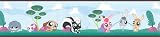 Littlest Pet Shop Blue Park Pre-pasted Wall Border