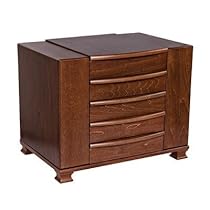 Mele Caprice Jewelry Box in Walnut 00437F11 Mele Caprice Jewelry Box in Walnut 00437F11