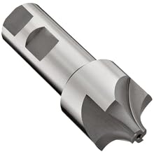 YG-1 E2237 Cobalt Steel Corner Rounding End Mill, General Purpose, Uncoated (Bright) Finish, Single Cut, 4 Flutes, Non-Center Cutting