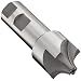 YG-1 E2237 Cobalt Steel Corner Rounding End Mills, Inch, Weldon Shank, Uncoated (Bright) Finish, Non-Center Cutting Helix, For Use With All Materials