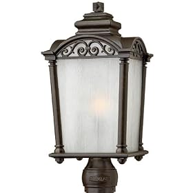 Hinkley Lighting 1961RB Post Mount - Regency Bronze Sonesta (1 x 100 Watt) Outdo