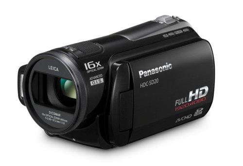 Panasonic HDC-SD20 HD Flash Camcorder (Black)