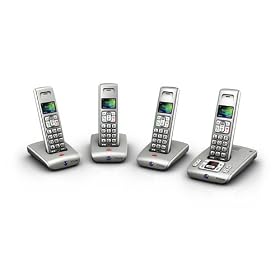 BT Synergy 6500 Quad DECT Cordless Phone - Titanium/Silver