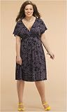 Plus Size Sprinkle Print Dress