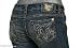 Mek Denim by Miss Me Women's Mykonos Straight Cut Jeans in Vintage Blue