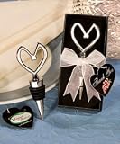 HEART THEM - Vineyard Collection heart themed wine stoppers - stopper, Quantity of 18 pc,