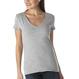 Mossimo® Black: Table V-Neck Top - Gray