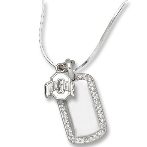 Ohio State Mini Dog Tag Necklace