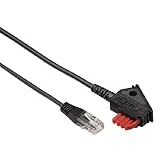 Hama DSL-Box-Kabel (TAE F-Stecker, Modular Stecker 8p2c, 3m) schwarz