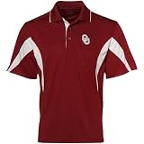 Oklahoma Sooners PGA Tour Crimson Color Block Golf Polo Shirt