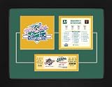 Oakland Athletics 1989 World Series Replica Ticket & Patch Frame