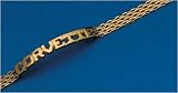Corvette 8 14K Solid Gold Bracelet