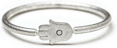 Dogeared Hamsa Ring, Sterling Silver