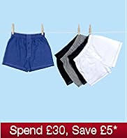 5 Pack - Pure Cotton Classic Boxers