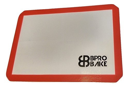 Silicone Baking Mat BPRO BAKE Premium Non-Stick , Half Sheet Size, 11-5/8-Inch x 16-1/2-Inch, Baking Mat, Silicone Mat