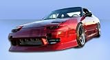 1989-1994 Nissan 240sx 2dr U kit : This Complete Kit Includes Type U Front Bumper ( 103547), GP-1 Rear Bumper (100850) , and Type U Side Skirts (103548) .