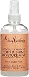 Shea Moisture Coconut Hibiscus Hold & Shine Daily Moisture Mist-8 oz