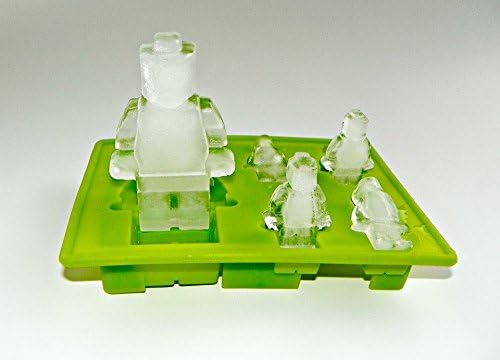 I Love Ice Candy Molds & Ice Trays - Lego Green Minifigure Mold