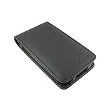 Apple iPhone 3G Stylish Faux Leather Flip Case (Black)