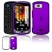 Premium Purple Rubberized Snap-On Cover Hard Case Cell Phone Protector for Samsung Moment M900 [Beyond Cell Packaging]