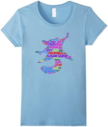 Women's Cute Sugar Glider Shirt Suggie Mom T-Shirt Women Gift XL Baby Blue