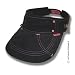 Hothead Originals Large Brim Sun Protection Sports Visor Hat - Corduroy in Black