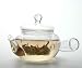 Ceremony Side Handle, All Natural Glass 2+ Cup Teapot with Infuser Basket