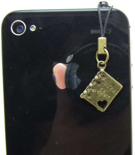 NewLifeStart Stylish Retro 3.5mm Metallic Secret love Pattern Cellphone Charms Anti-Dust Dustproof Earphone Audio Headphone Jack Plug Stopper for iPad iPhone 4 4S Samsung Galaxy S2 S3 S4 Note I9220 HTC Sony Nokia Motorola LG Lenovo