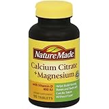Nature Made Calcium Citrate with Magnesium, 90 Count