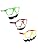 3 Mustachio's Set