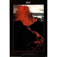 Lava Fountains (Kilauea Volcano, Hawaii) Art Poster Print