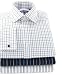 Sean John Blue and Brown Dress Shirts