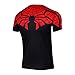 G-LIKE Men's Superior Spider Man Short T-shirt