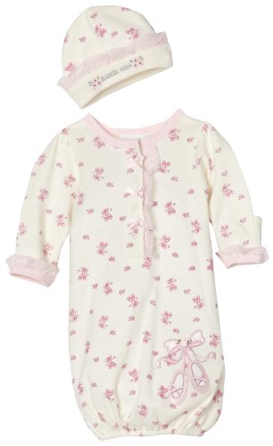 Vitamins Playwear Baby-Girls Newborn Little Star Preemie Gown