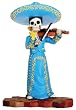 Day of the Dead - Mariachi Band - Violin (Female) - Cold Cast Resin - 5" Height