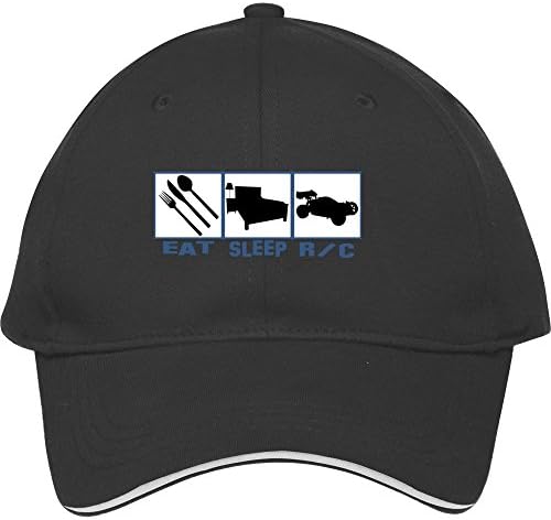 New Arrival Eat Sleep Rc Car Radio Controlled Cars Black Cotton Style Brand Snapback Caps Excellent Baseball Caps &amp; Hats Classic Adjustable Sun Capsmale/female Omaschn