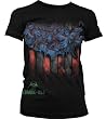 Zombie USA Juniors Halloween T-shirt, Zombie Nation Design Juniors Shirt