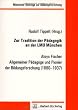 Zur Tradition der P�dagogik an der LMU M�nchen - Aloys Fischer