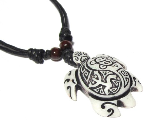 Turtle Necklace with Coqui Taino and 