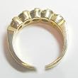 14K Yellow Gold Natural Cognac Diamond Ring