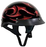 DOT Outlaw Black with Red Tribals and Skull